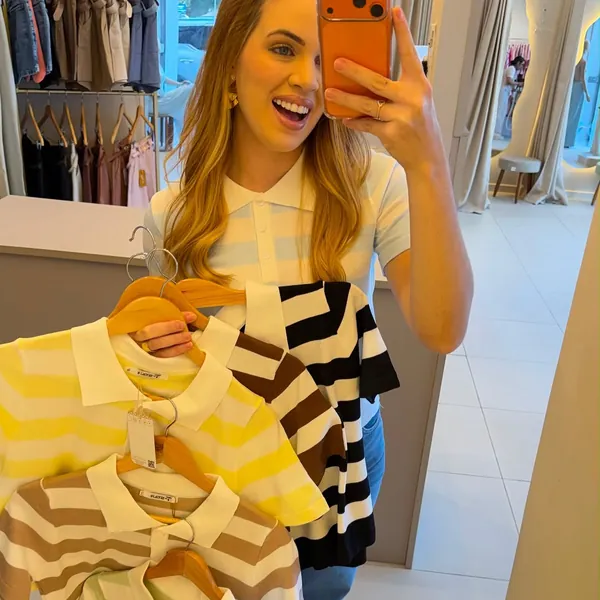 Camisas polo listradas em várias cores da Tay Store Prime